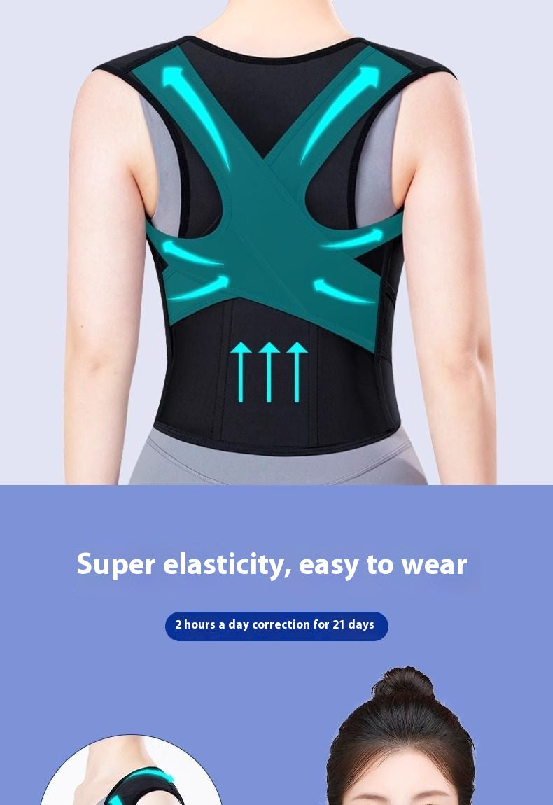 Double-Y cross strap design across the shoulder blades